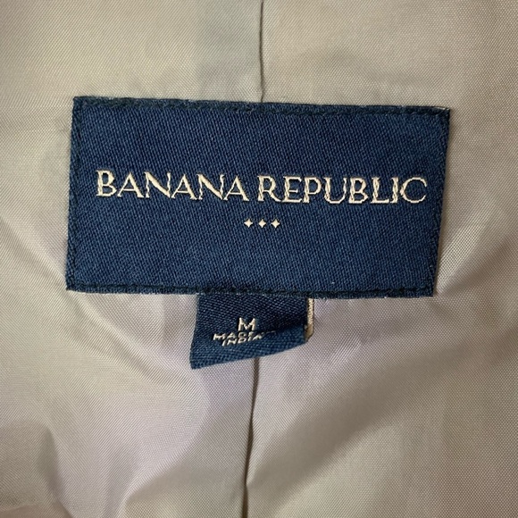 Banana Republic Oversized Khaki Utility Jacket Size Medium - Picture 8 of 9